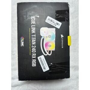Corsair iCUE‎ LINK TITAN 240 RX RGB Liquid CPU Cooler White CW-9061020-WW